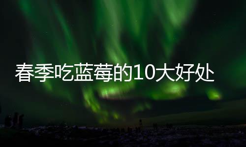 春季吃蓝莓的10大好处