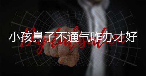 小孩鼻子不通气咋办才好