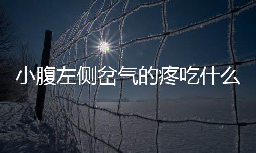 小腹左侧岔气的疼吃什么？